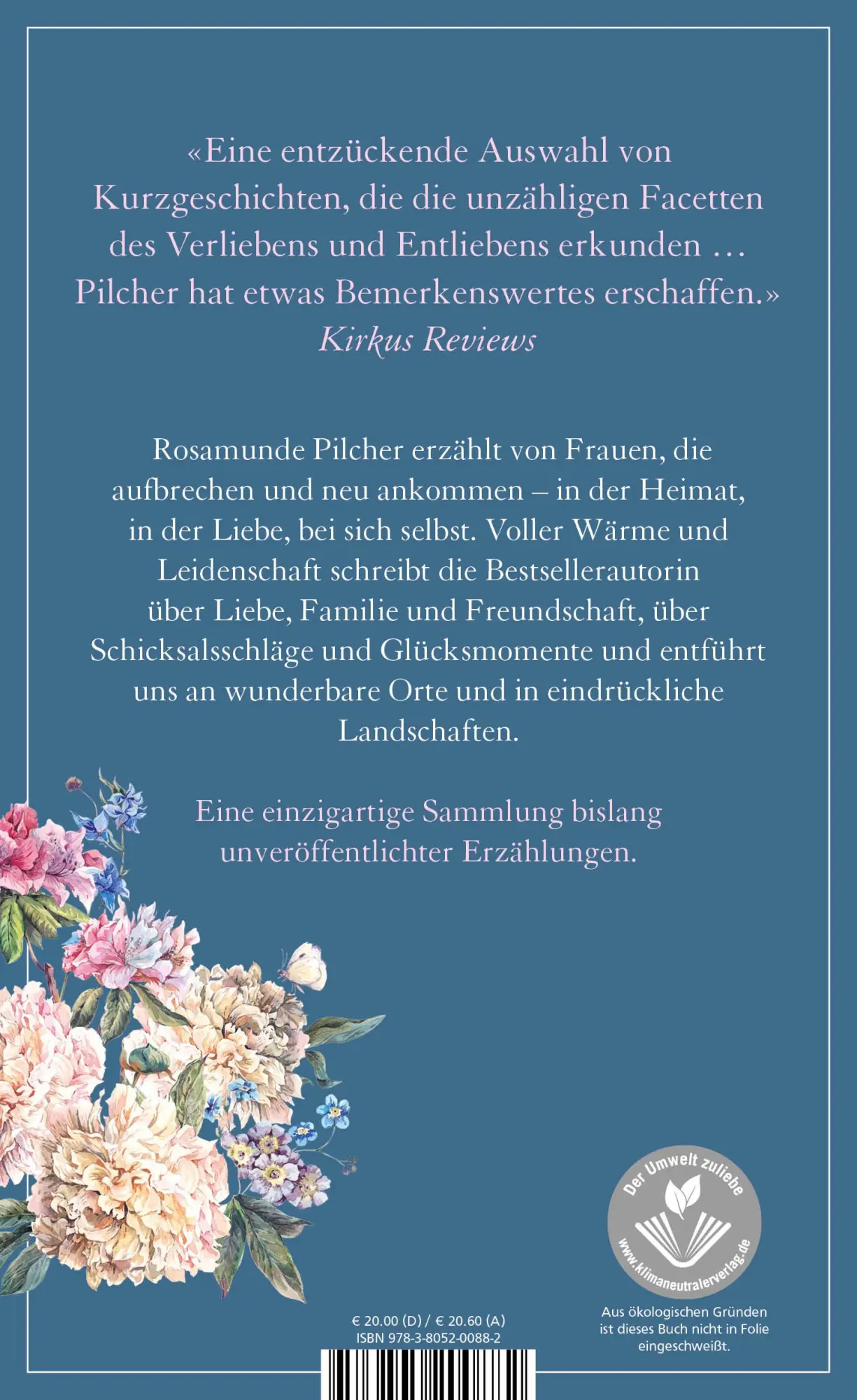 Rückseite: 9783805200882 | Ankommen | 15 Kurzgeschichten der Bestseller-Autorin | Pilcher | Buch