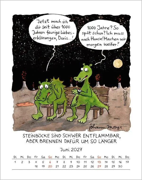 Bild: 9783819300882 | Steinbock 2027 | Verlag Korsch | Kalender | Spiralbindung | 13 S.