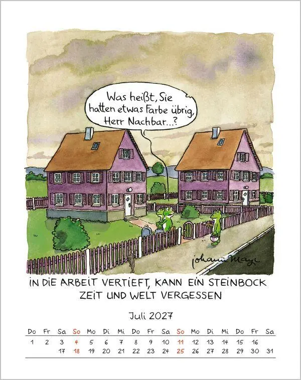 Bild: 9783819300882 | Steinbock 2027 | Verlag Korsch | Kalender | Spiralbindung | 13 S.