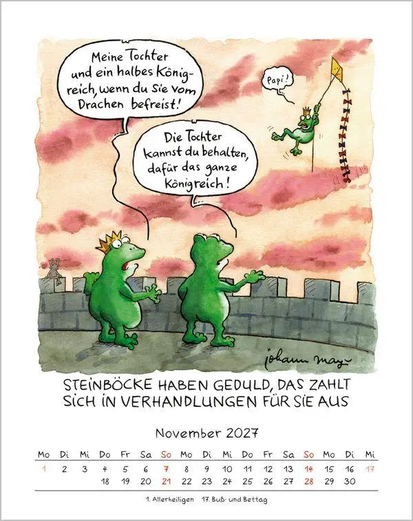 Bild: 9783819300882 | Steinbock 2027 | Verlag Korsch | Kalender | Spiralbindung | 13 S.