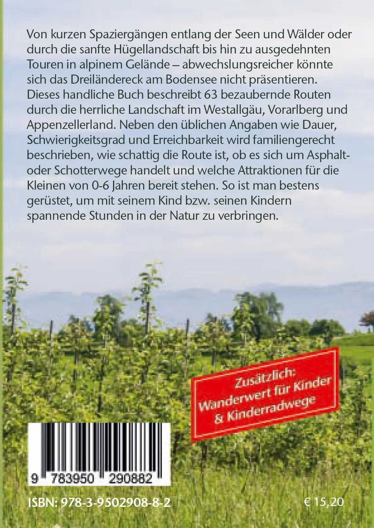 Rückseite: 9783950290882 | Kinderwagen-Wanderungen im Westallgäu zwischen Alpsee und Bodensee...