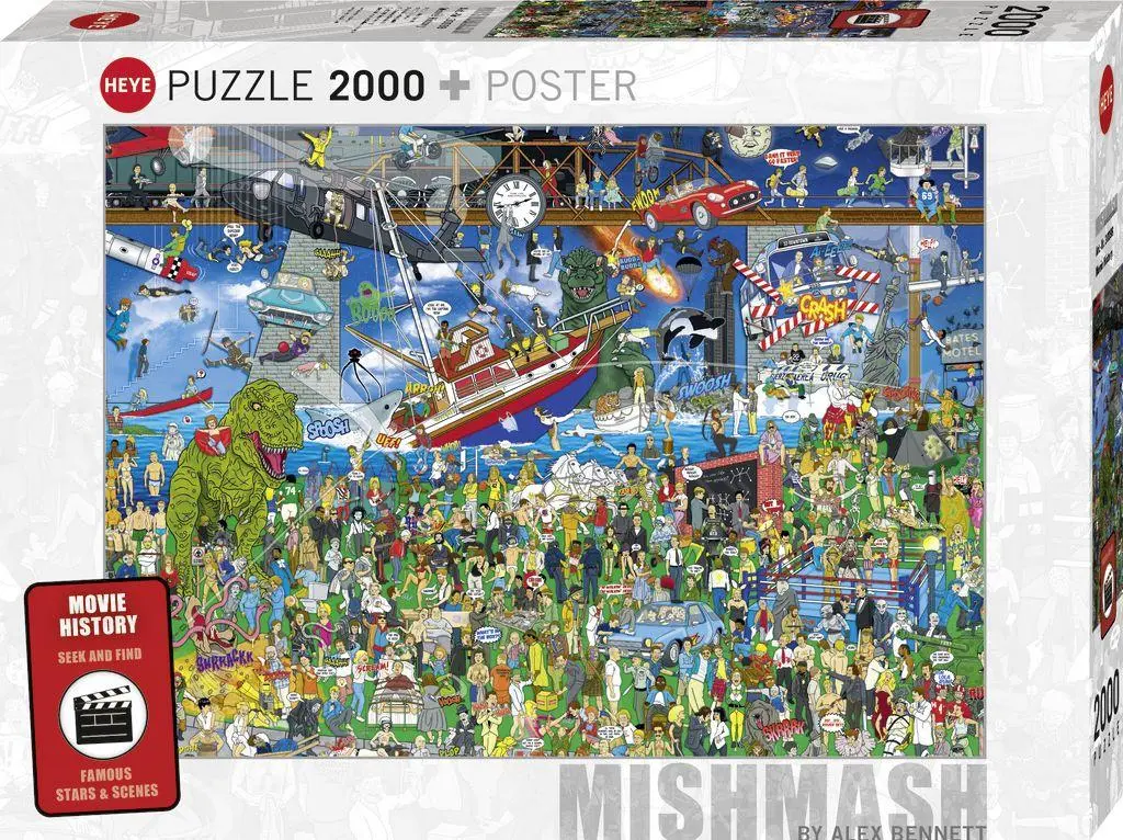 Cover: 4001689300982 | MOVIE HISTORY, HEYE Puzzle von Alex Bennett | Spiel | 30098 | Deutsch