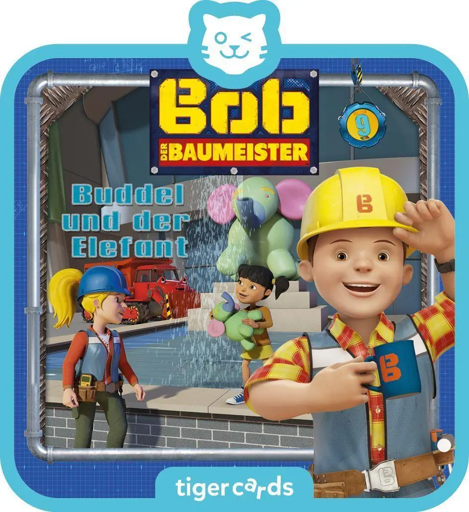 Cover: 4260535480982 | tigercard - Bob der Baumeister - Folge 9: Buddel der Elefant | Deutsch