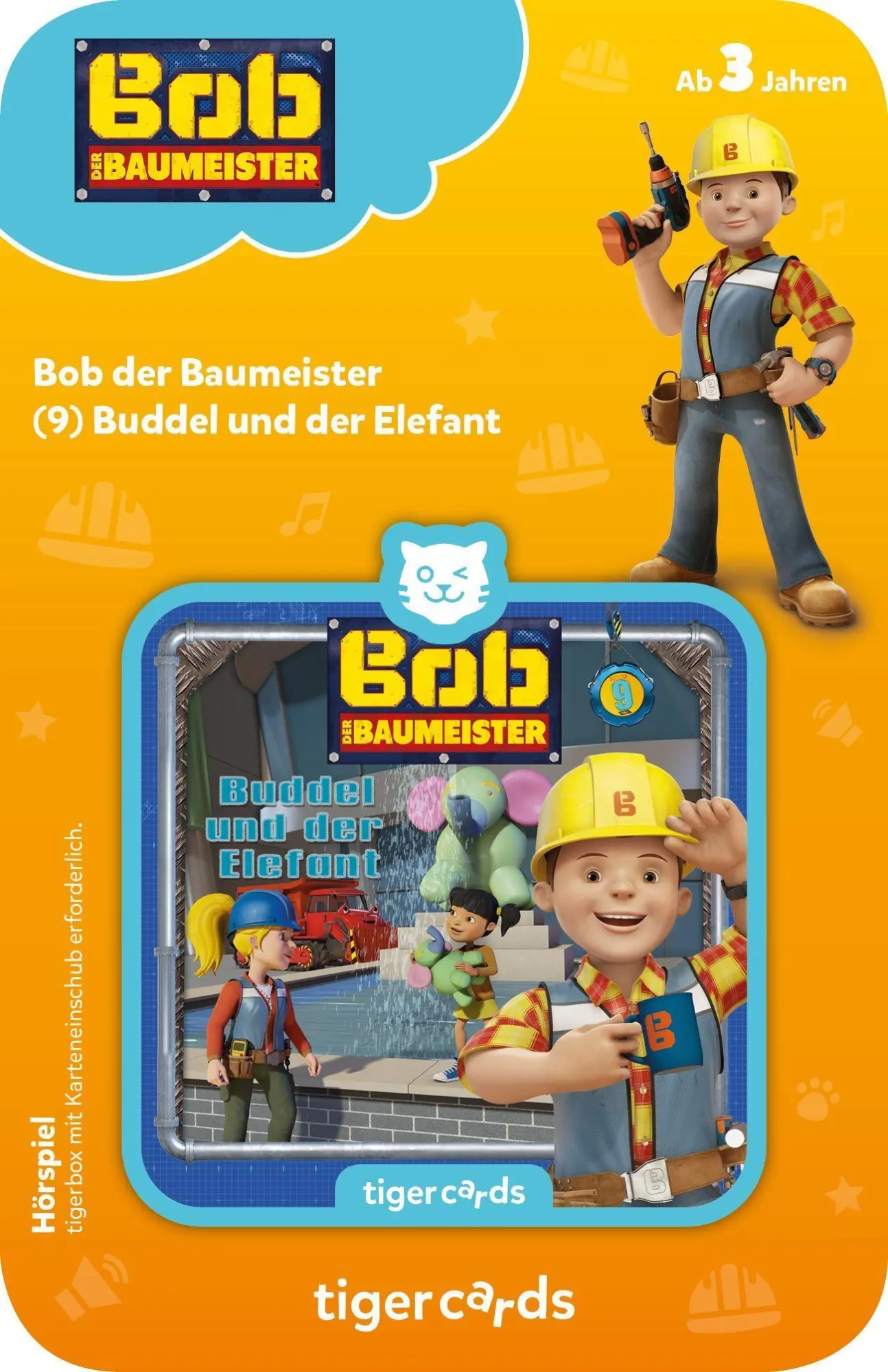 Bild: 4260535480982 | tigercard - Bob der Baumeister - Folge 9: Buddel der Elefant | Deutsch