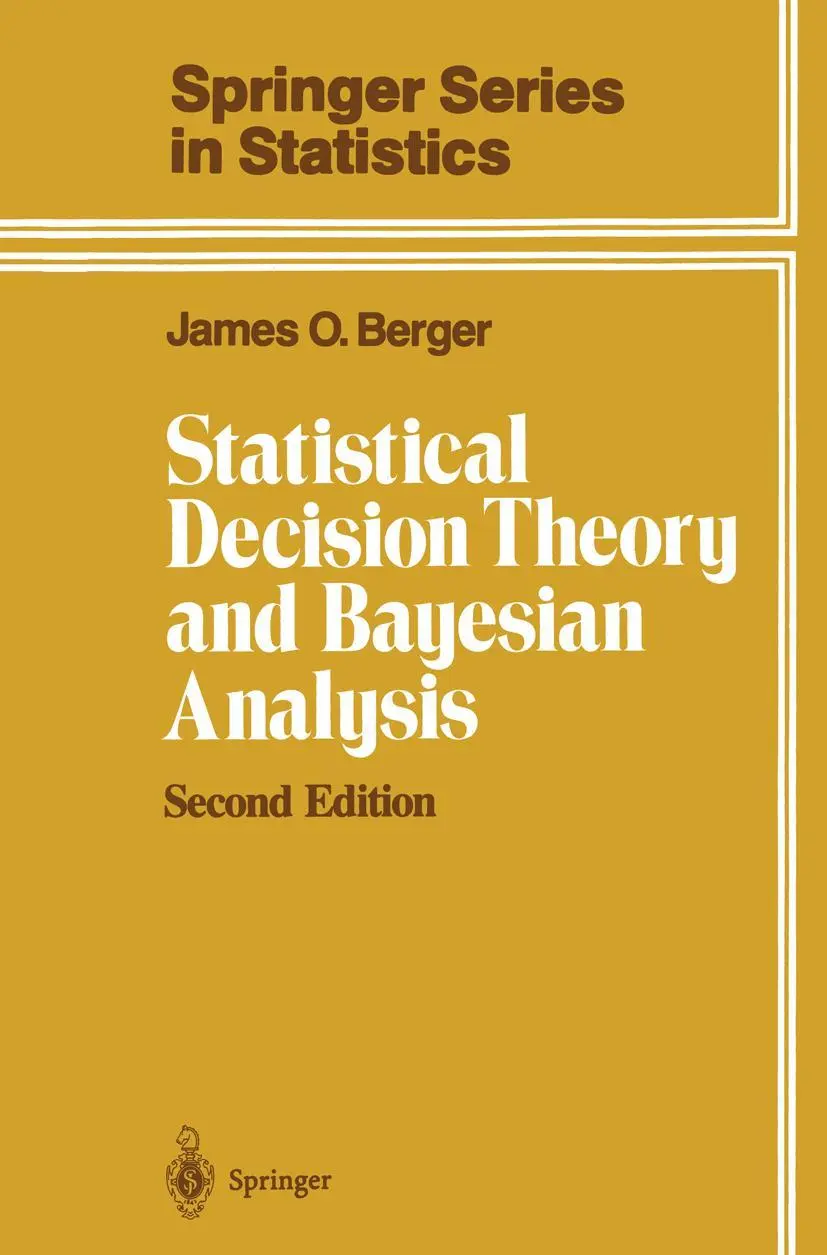 Cover: 9780387960982 | Statistical Decision Theory and Bayesian Analysis | James O. Berger