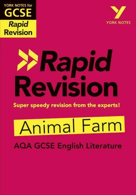 Cover: 9781292270982 | York Notes RAPID AQA GCSE (Revision Guide) Animal Farm - for 2025,...