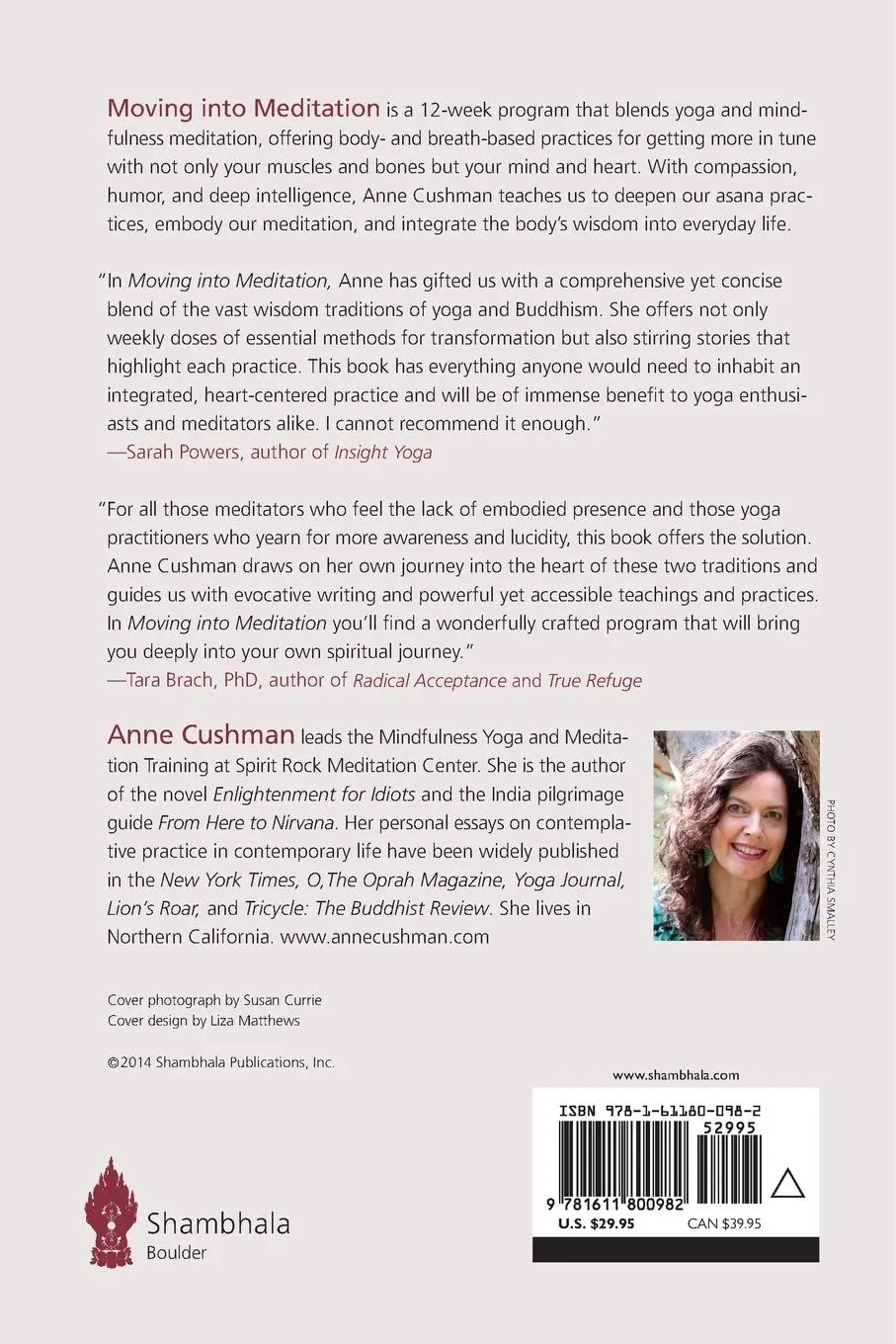 Rückseite: 9781611800982 | Moving into Meditation | Anne Cushman | Taschenbuch | Englisch | 2014