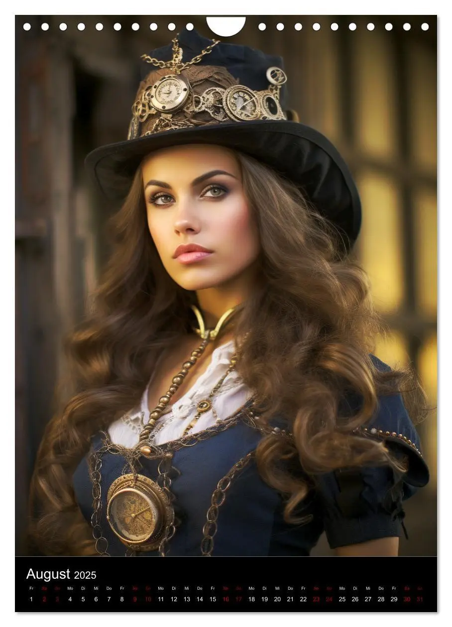Bild: 9783435860982 | Steampunk. Faszinierend schöne Frauenportraits (Wandkalender 2025...
