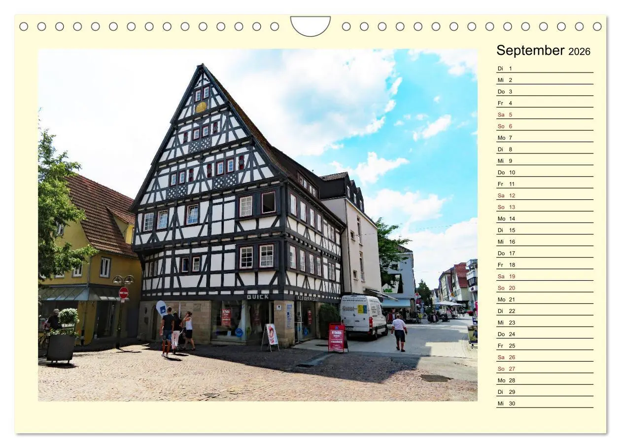 Bild: 9783457570982 | Nürtingen erleben (Wandkalender 2026 DIN A4 quer), CALVENDO...
