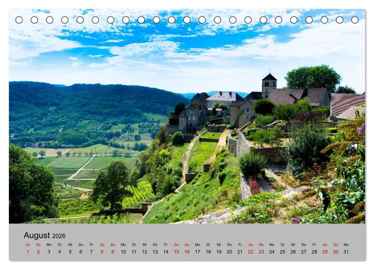 Bild: 9783457880982 | Zauberhaftes Franche Comté (Tischkalender 2026 DIN A5 quer),...