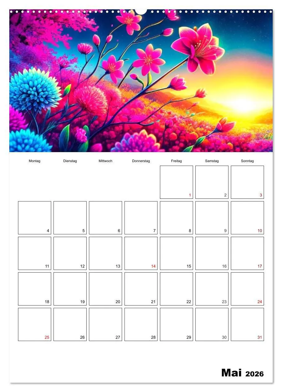Bild: 9783516280982 | Neonlicht Familienplaner (Wandkalender 2026 DIN A2 hoch), CALVENDO...