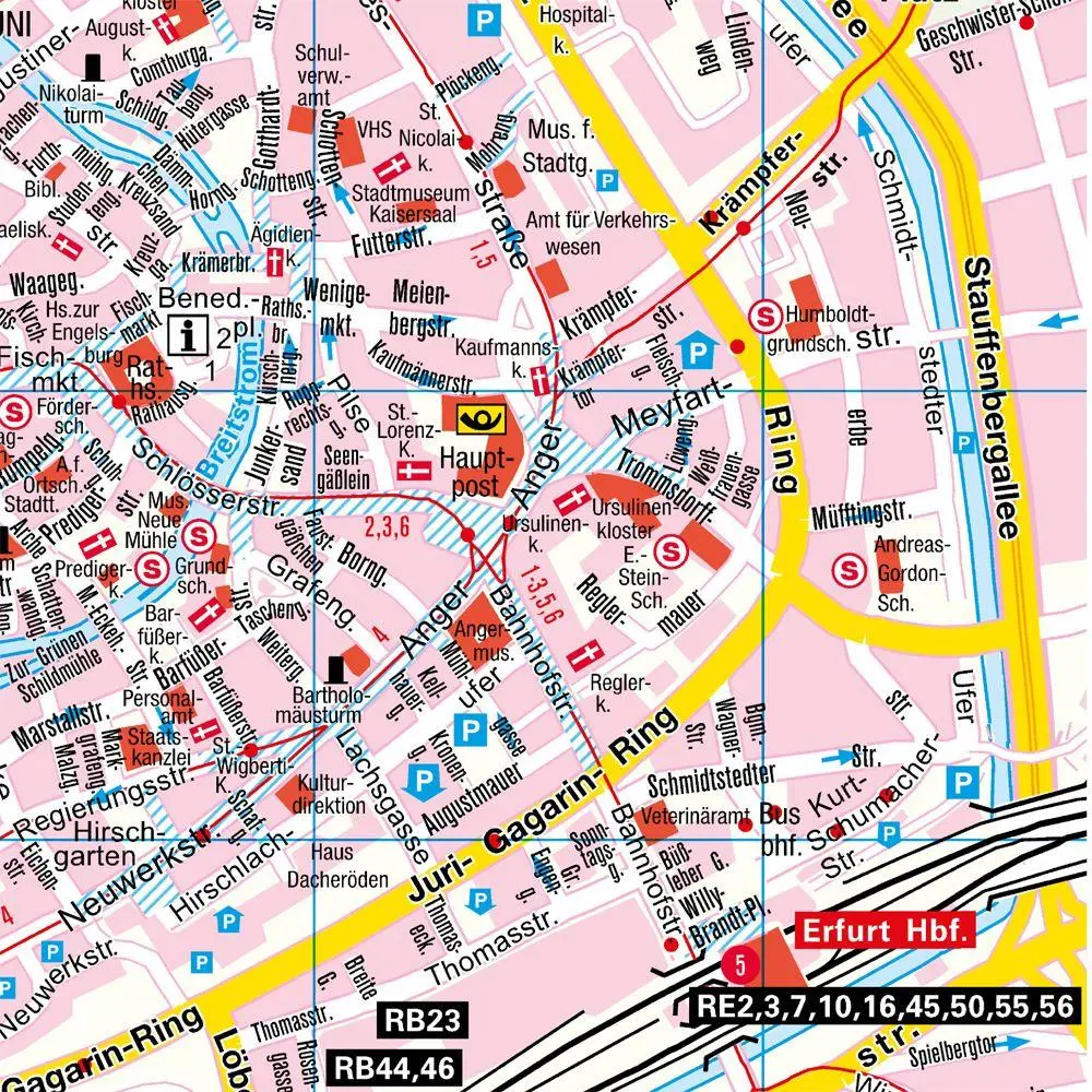 Bild: 9783827900982 | Falk Cityplan Erfurt 1:20.000 | (Land-)Karte | Falk Citypläne | 2026