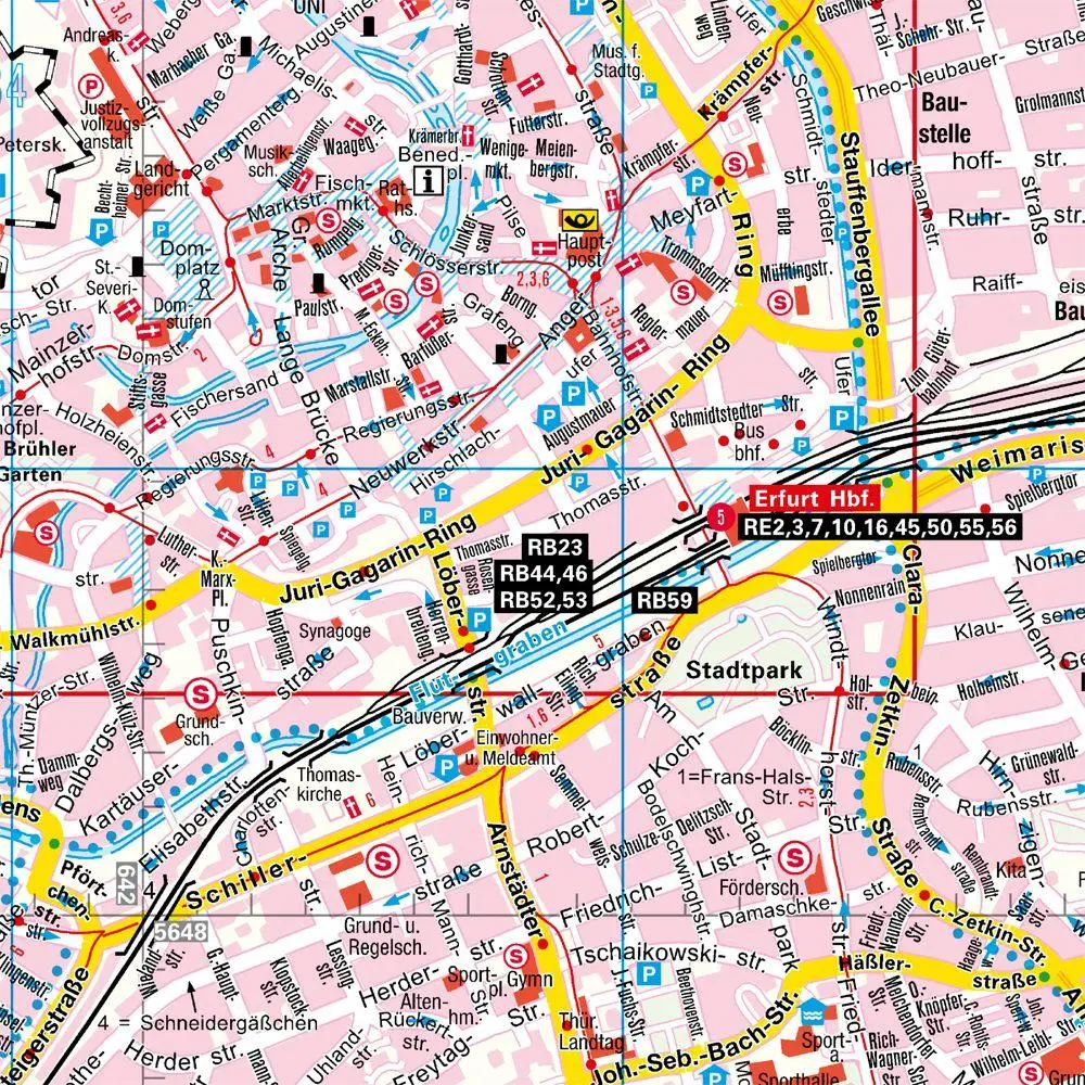 Bild: 9783827900982 | Falk Cityplan Erfurt 1:20.000 | (Land-)Karte | Falk Citypläne | 2026