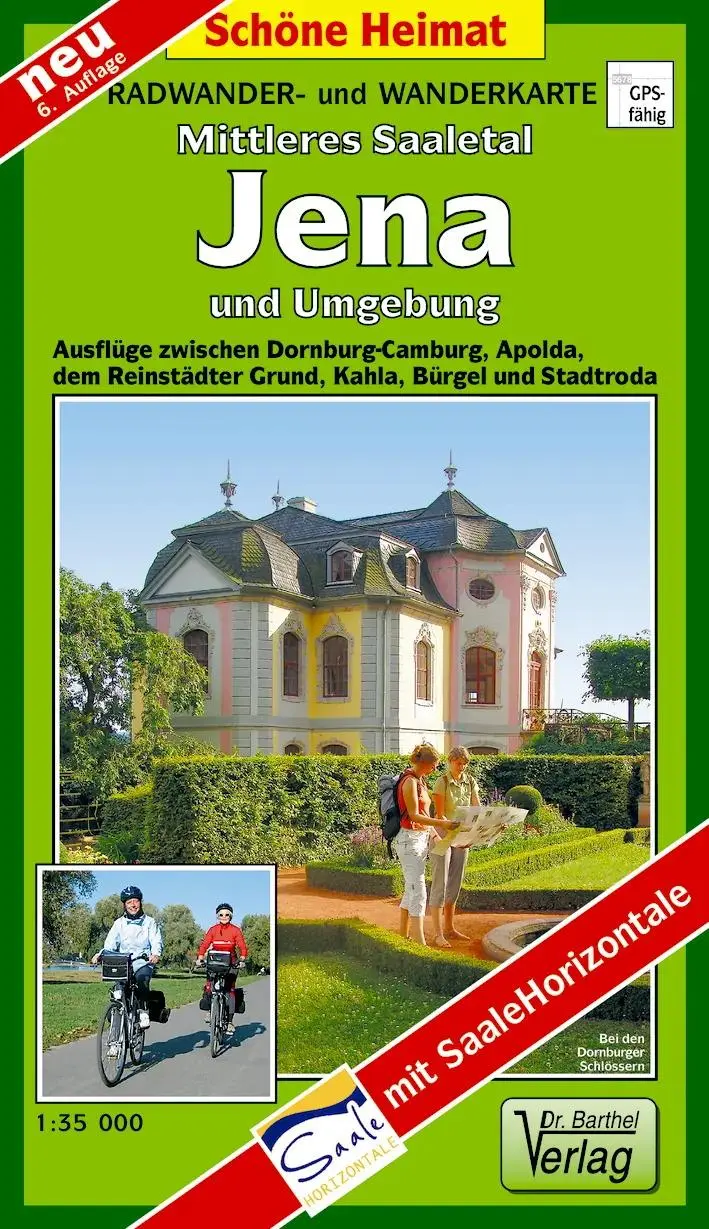 Cover: 9783895910982 | Mittleres Saaletal, Jena und Umgebung 1:35 000 LZ bis 2027 | 2 S.