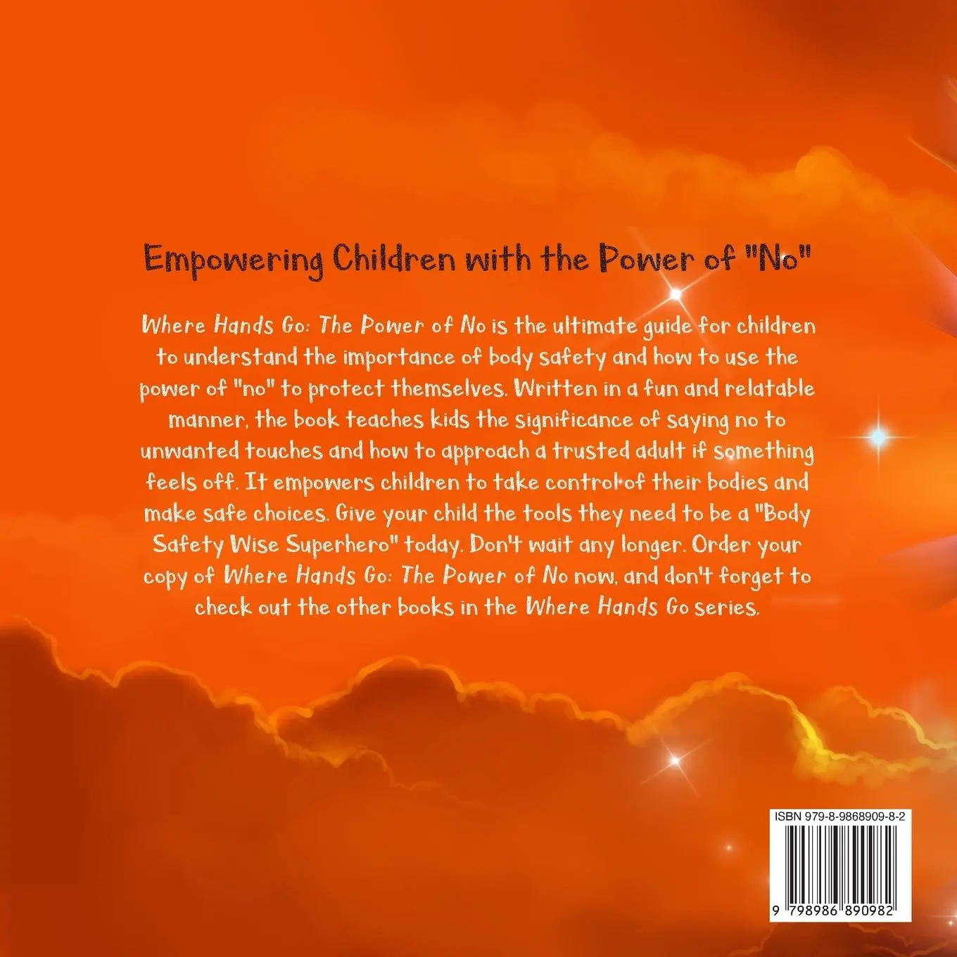 Rückseite: 9798986890982 | Where Hands Go | The Power of No | Krystaelynne Sanders Diggs | Buch