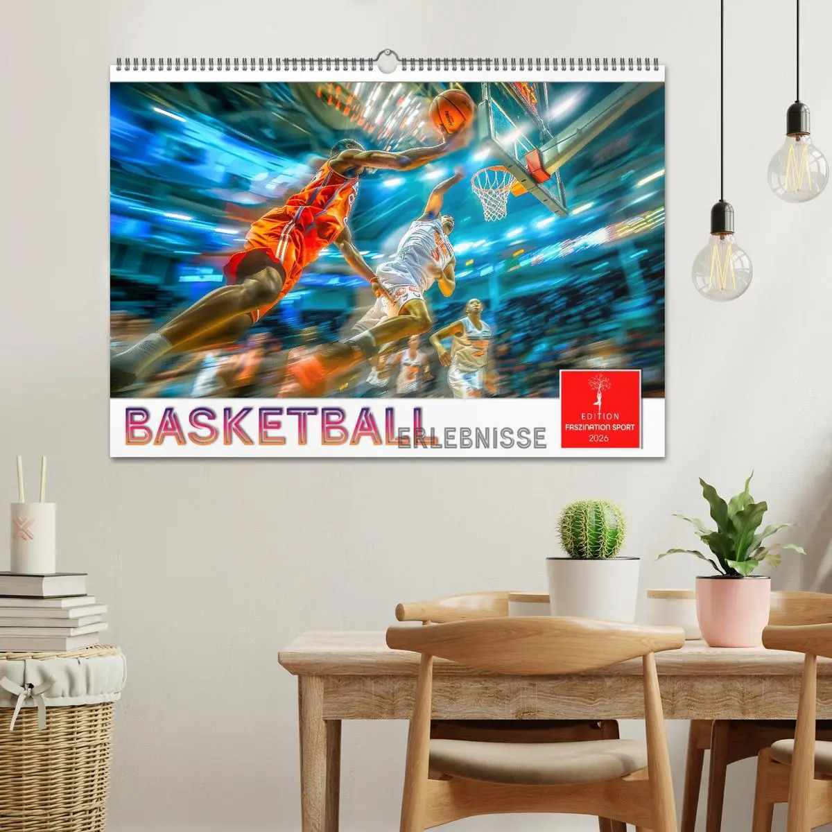 Bild: 9783457391082 | Basketball Erlebnisse (Wandkalender 2026 DIN A2 quer), CALVENDO...