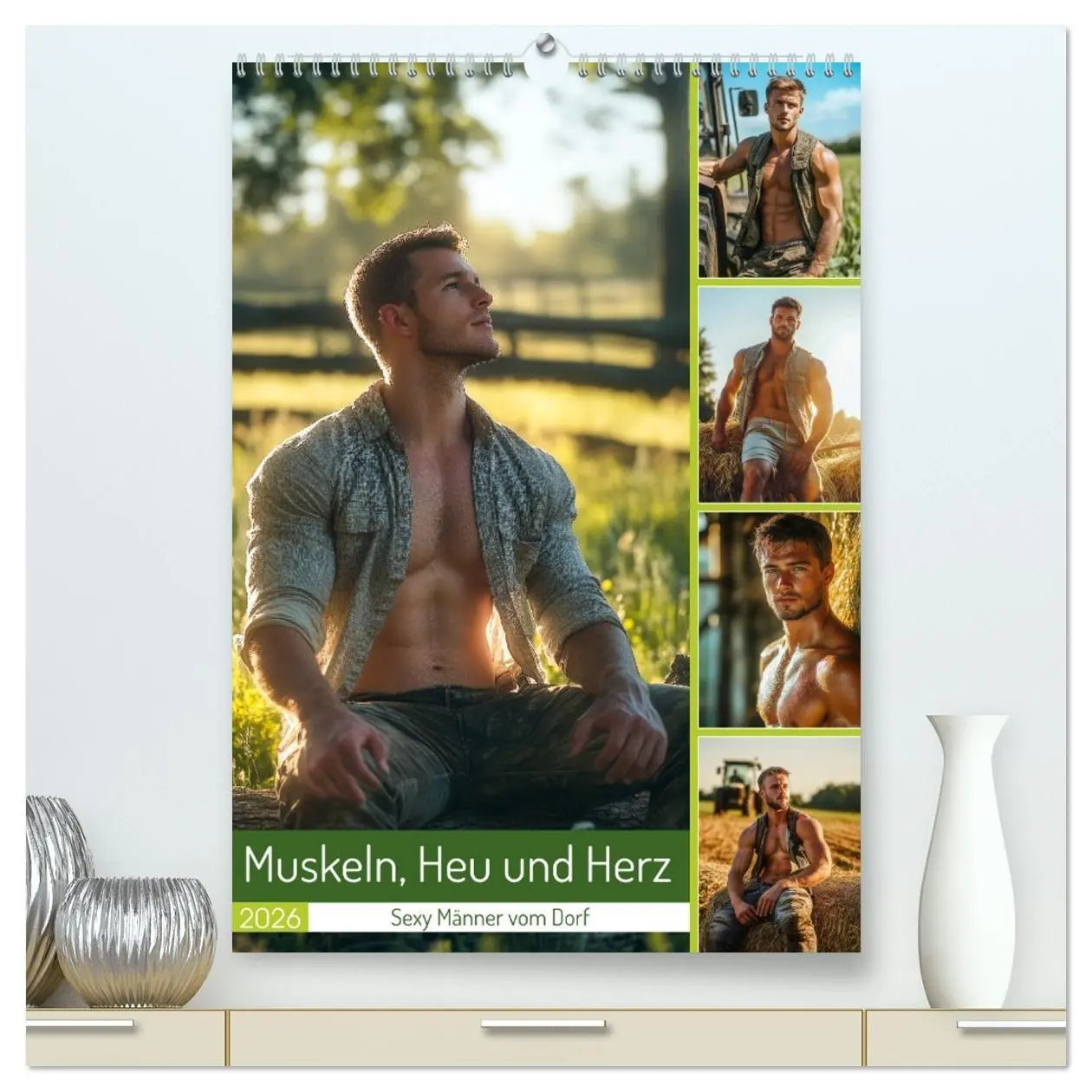 Cover: 9783516621082 | Muskeln, Heu und Herz - Sexy Männer vom Dorf (hochwertiger Premium...