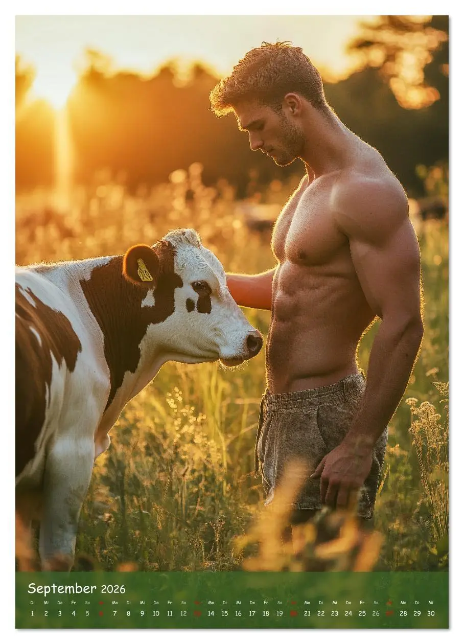 Bild: 9783516621082 | Muskeln, Heu und Herz - Sexy Männer vom Dorf (hochwertiger Premium...