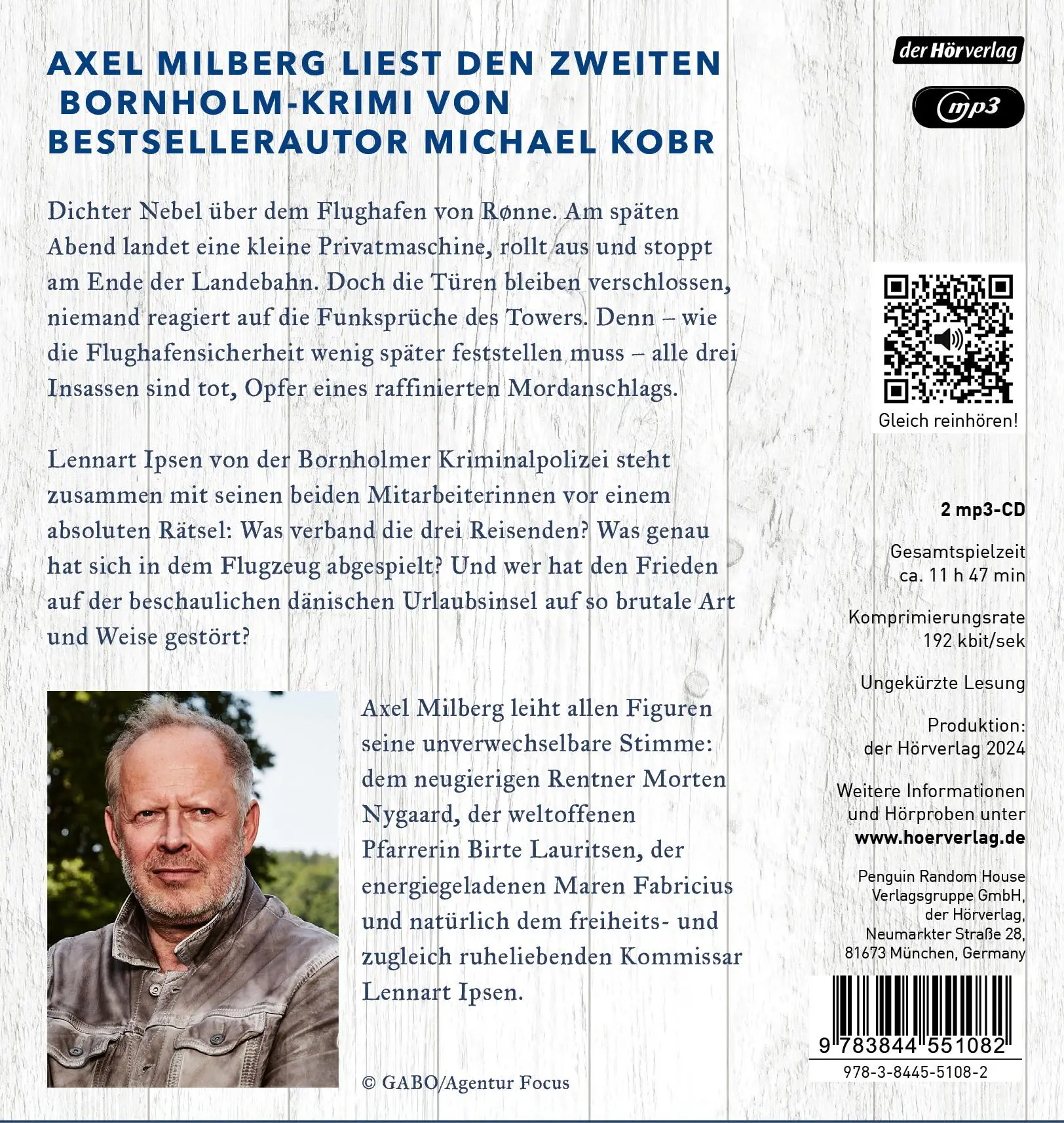 Bild: 9783844551082 | Nebel über Rønne | Ein Bornholm-Krimi | Michael Kobr | MP3 | Deutsch