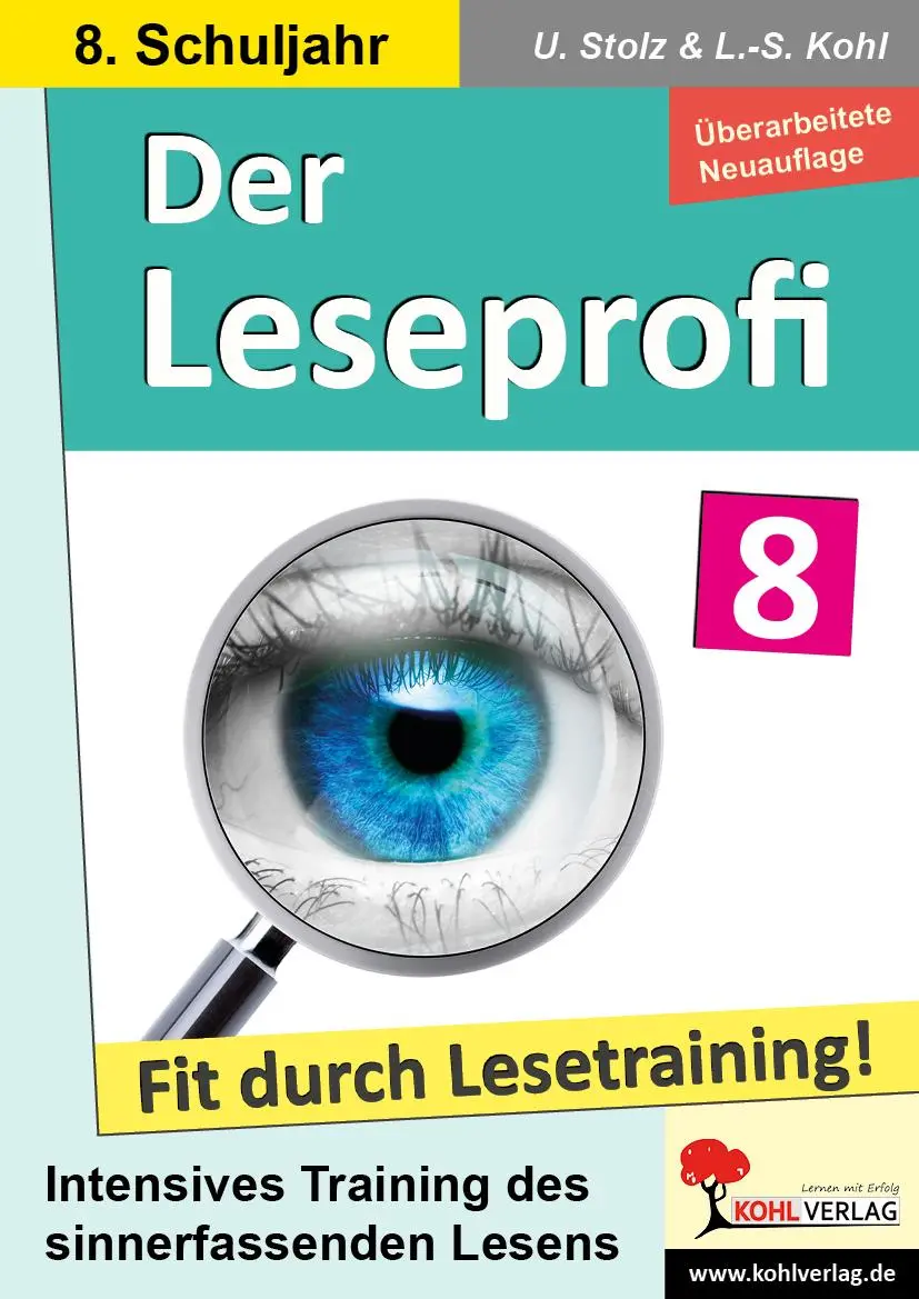 Cover: 9783988411082 | Der Leseprofi - Fit durch Lesetraining / Klasse 8 | Stolz (u. a.)