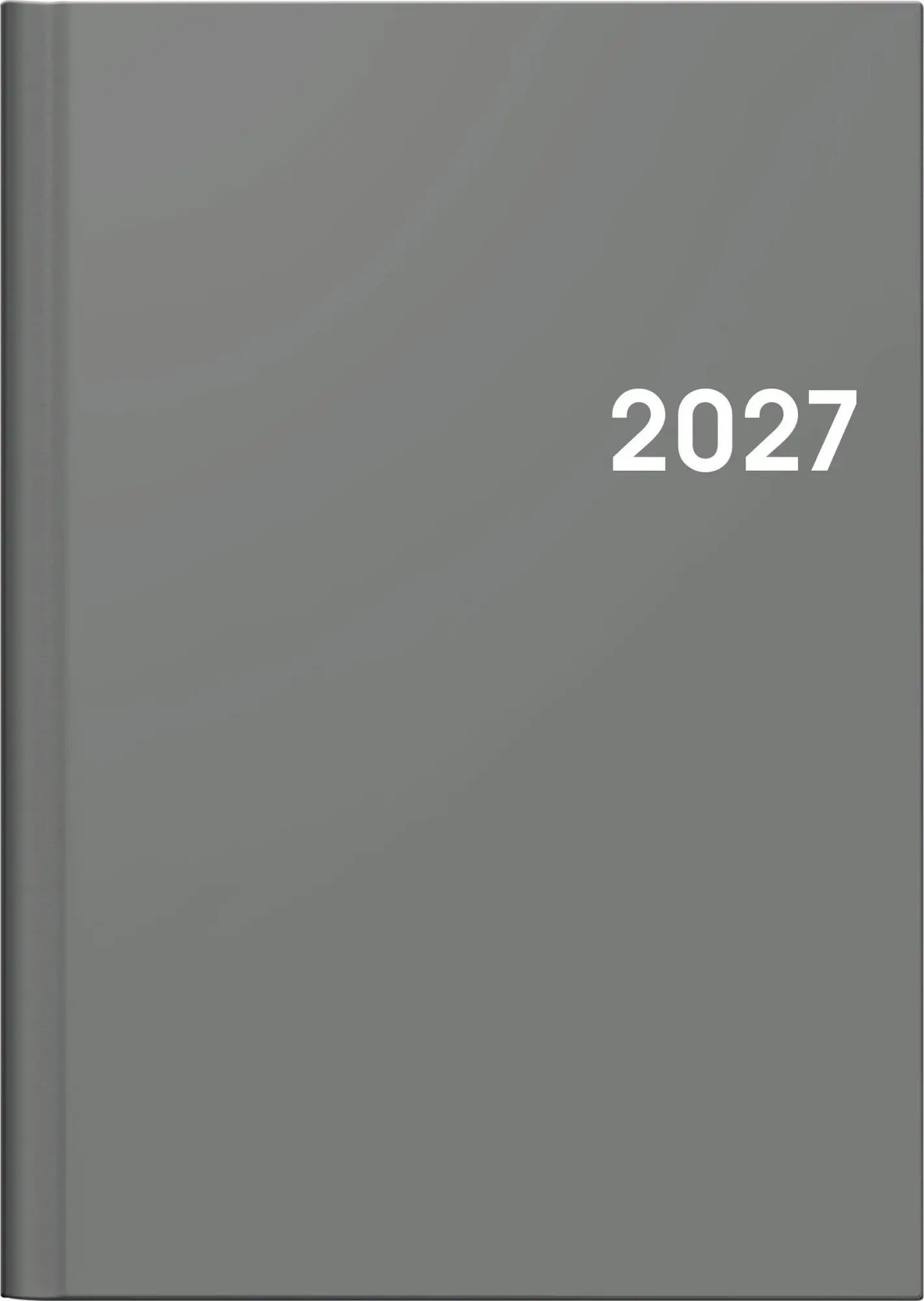 Cover: 4061947161182 | BRUNNEN 1079661637 Buchkalender Mod. 796 2027 A5, Kunststoff, grau