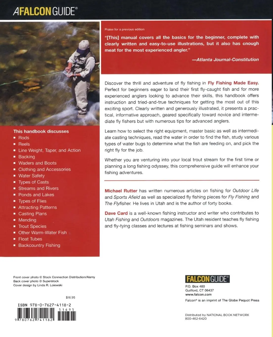 Rückseite: 9780762741182 | Fly Fishing Made Easy | Dave Card (u. a.) | Taschenbuch | Englisch