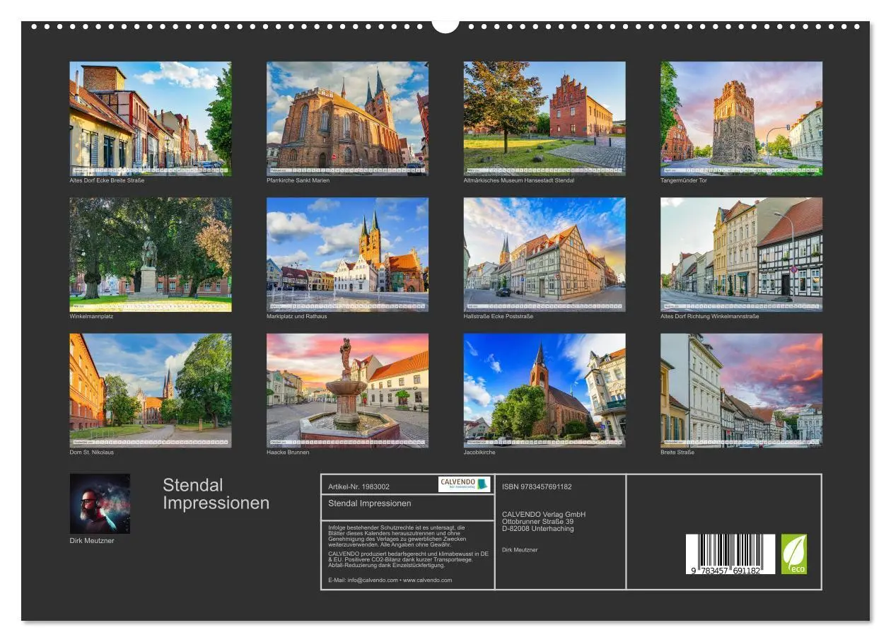 Bild: 9783457691182 | Stendal Impressionen (hochwertiger Premium Wandkalender 2026 DIN A2...