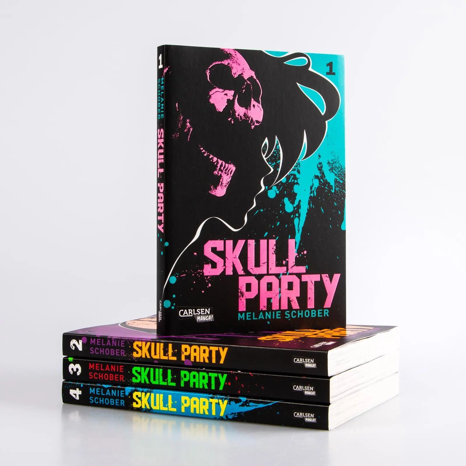 Bild: 9783551021182 | Skull Party Komplettpack 1-4 | Melanie Schober | Box | Skull Party