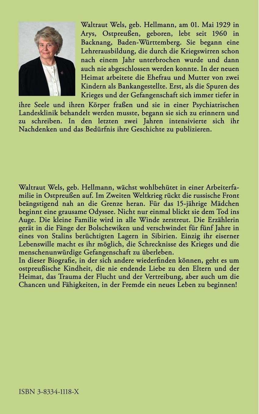 Rückseite: 9783833411182 | Glückskind im Chaos | Odyssee einer Ostpreußin | Waltraut Wels | Buch