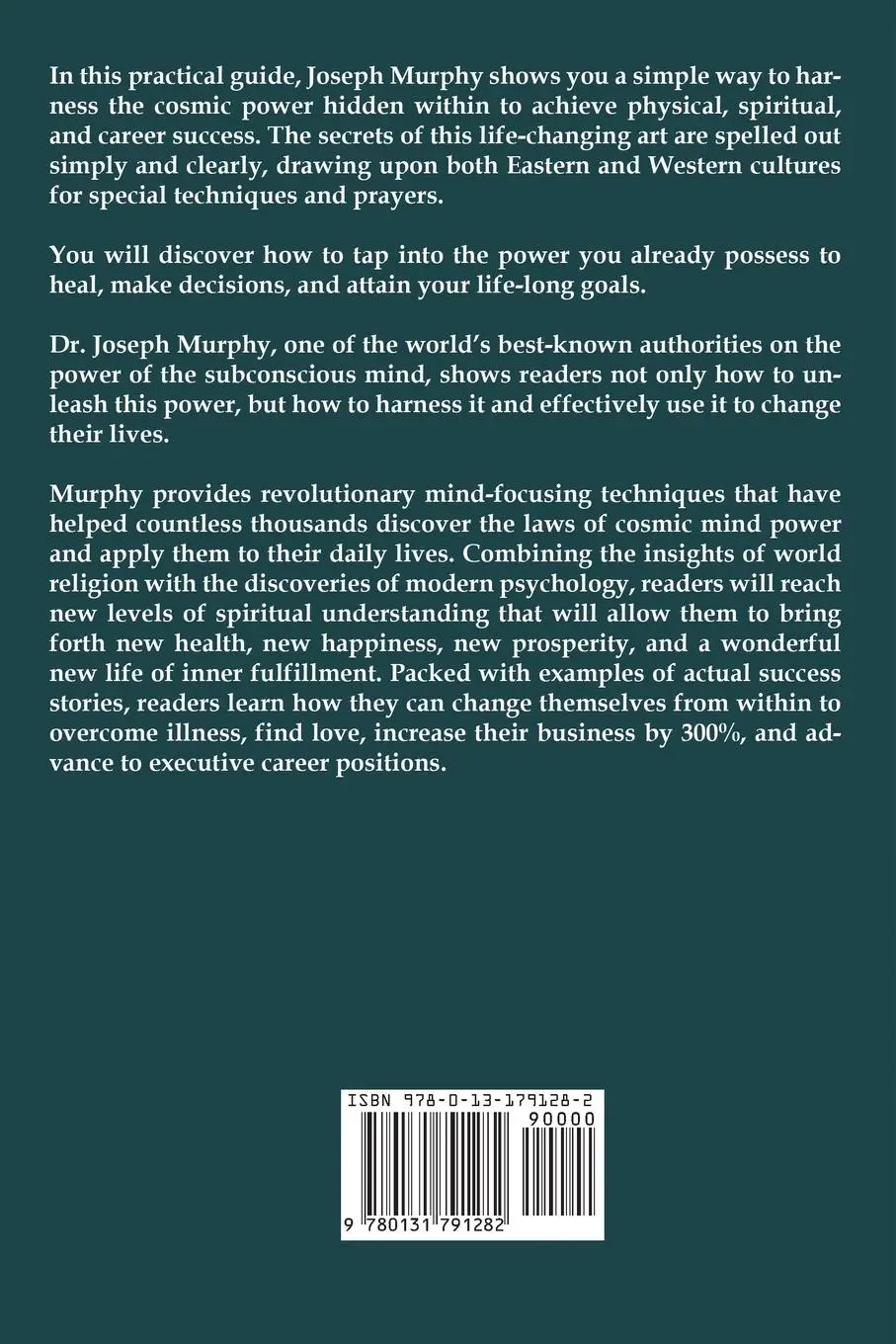 Rückseite: 9780131791282 | The Cosmic Power Within You | Joseph Murphy | Taschenbuch | Englisch