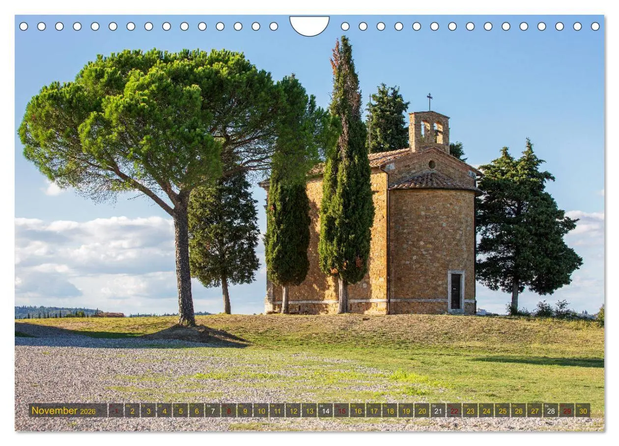 Bild: 9783457751282 | Faszination Toskana (Wandkalender 2026 DIN A4 quer), CALVENDO...