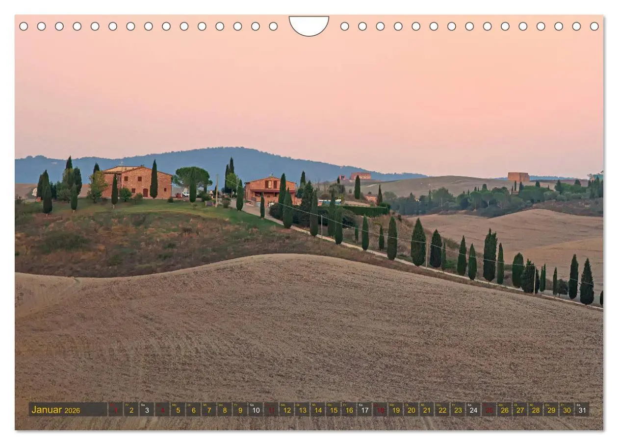 Bild: 9783457751282 | Faszination Toskana (Wandkalender 2026 DIN A4 quer), CALVENDO...