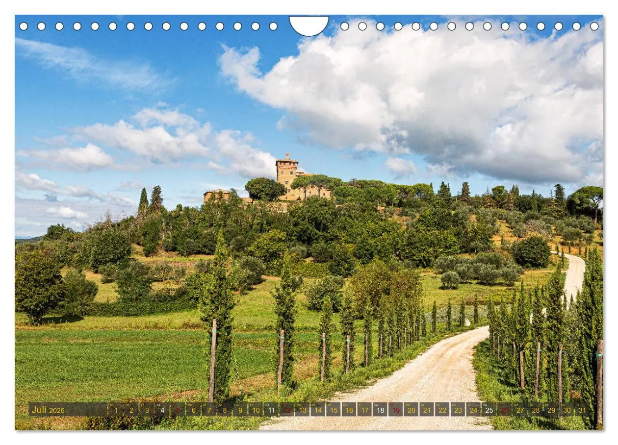 Bild: 9783457751282 | Faszination Toskana (Wandkalender 2026 DIN A4 quer), CALVENDO...