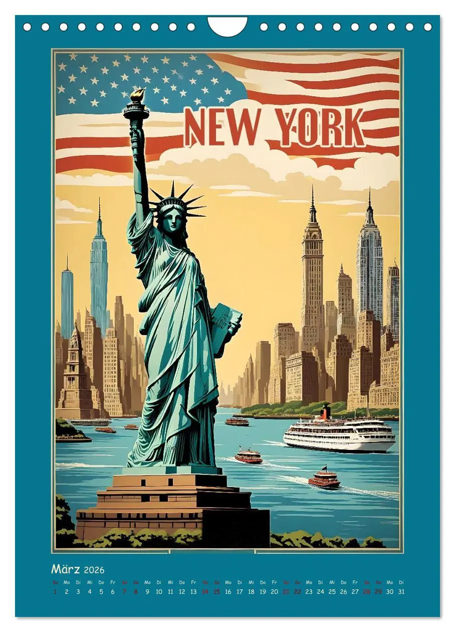Bild: 9783457991282 | City Travel Poster - nostalgische Städtereise um die Welt...
