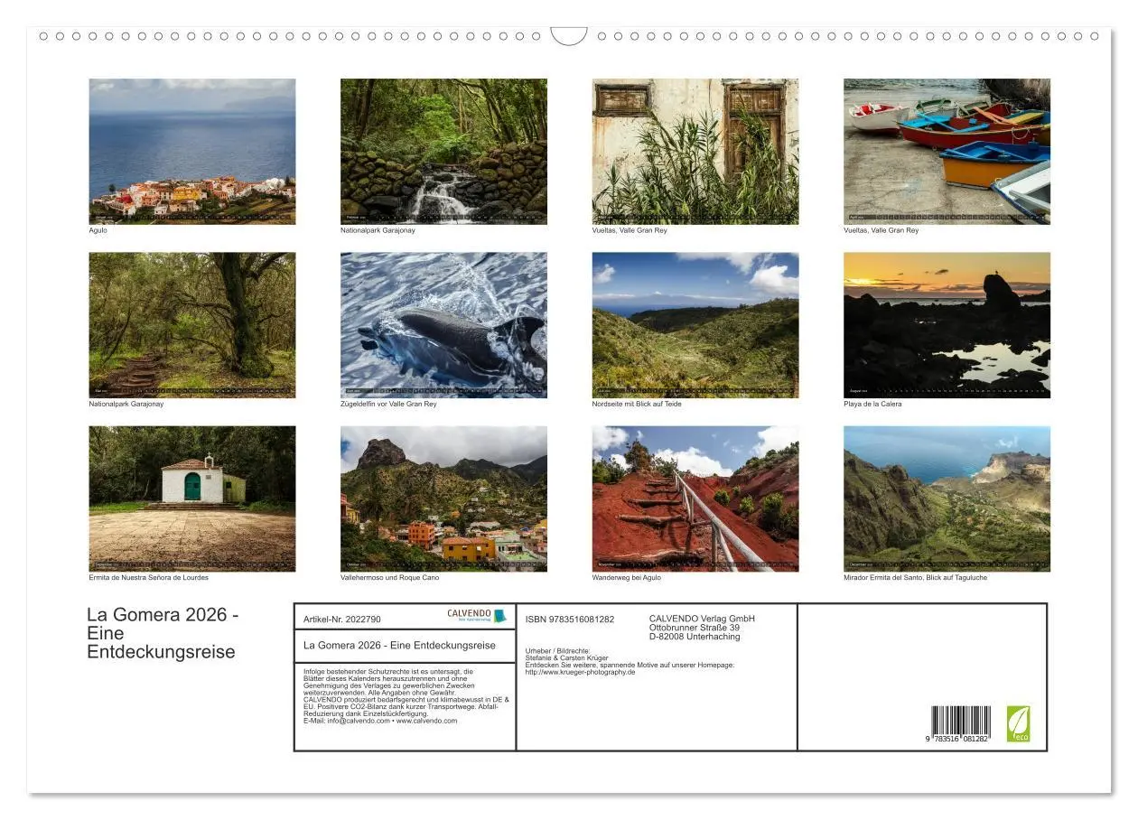 Bild: 9783516081282 | La Gomera 2026 - Eine Entdeckungsreise (Wandkalender 2026 DIN A2...