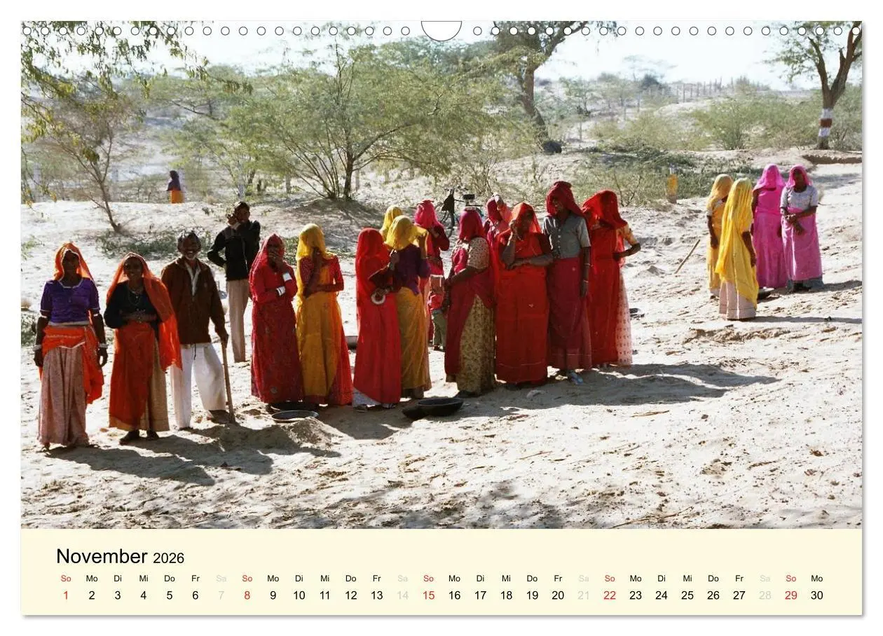 Bild: 9783516221282 | Alltagsleben in Indien (Wandkalender 2026 DIN A3 quer), CALVENDO...