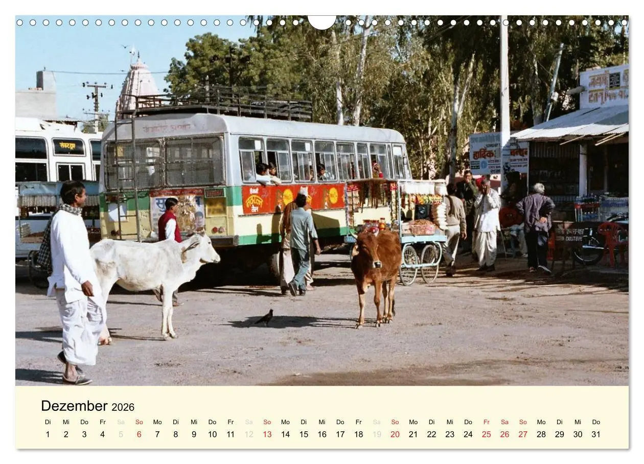 Bild: 9783516221282 | Alltagsleben in Indien (Wandkalender 2026 DIN A3 quer), CALVENDO...
