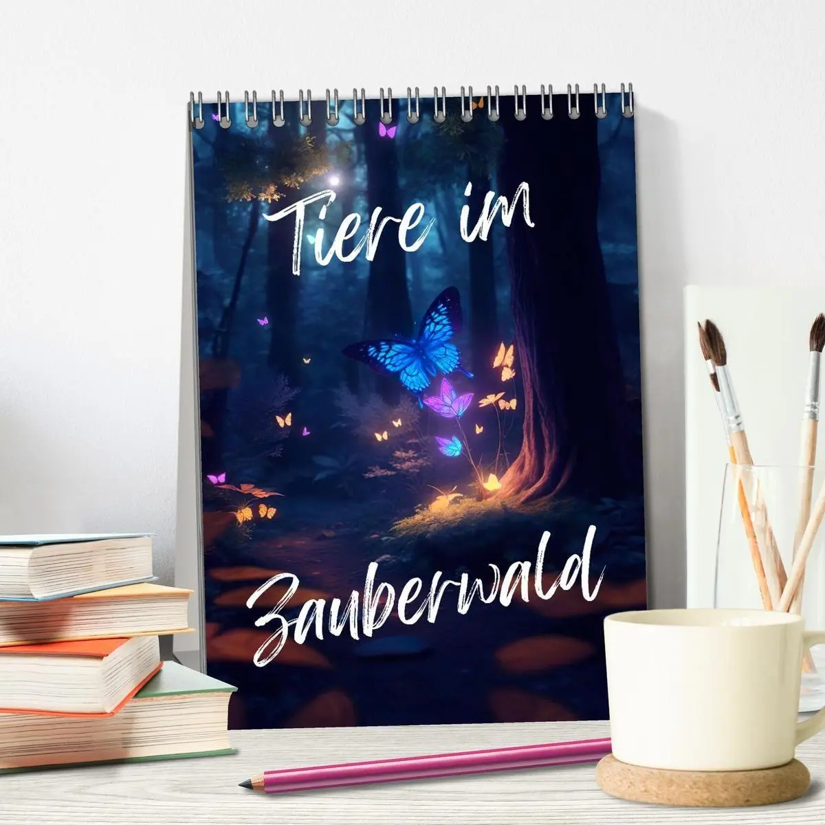 Bild: 9783569241282 | Tiere im Zauberwald (Tischkalender 2027 DIN A5 hoch), CALVENDO...