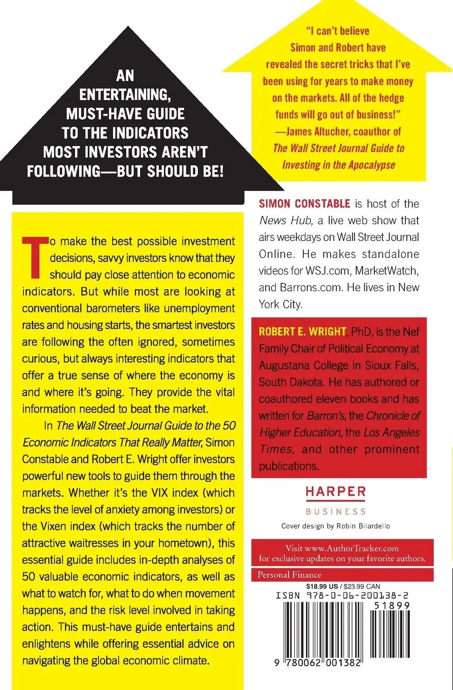 Rückseite: 9780062001382 | The Wsj Guide to the 50 Economic Indicators That Really Matter | Buch