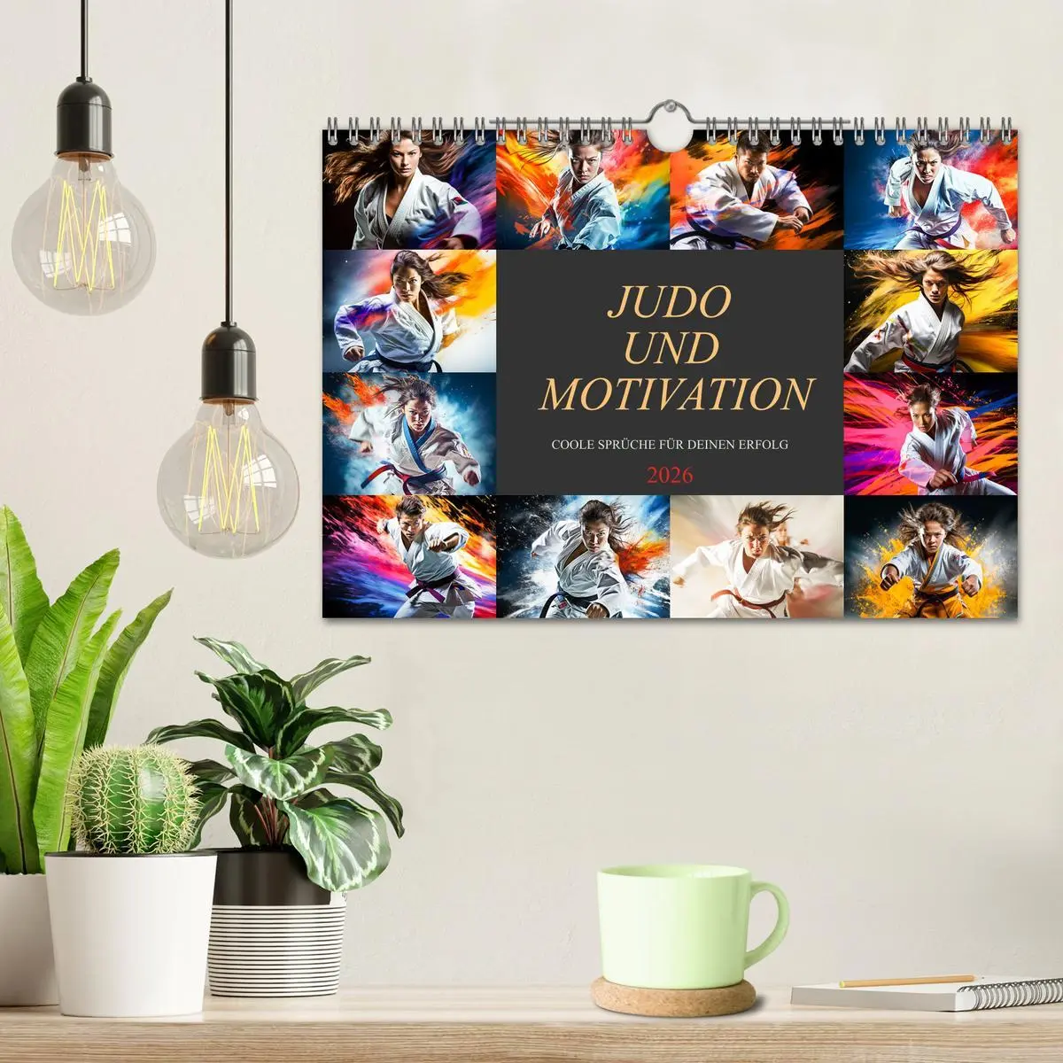 Bild: 9783457361382 | Judo und Motivation (Wandkalender 2026 DIN A4 quer), CALVENDO...