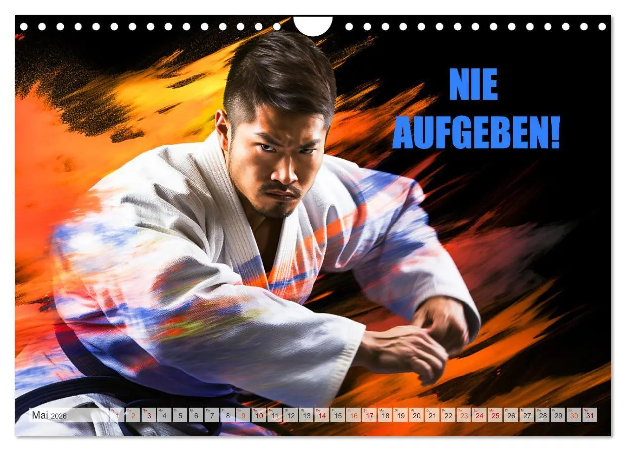 Bild: 9783457361382 | Judo und Motivation (Wandkalender 2026 DIN A4 quer), CALVENDO...