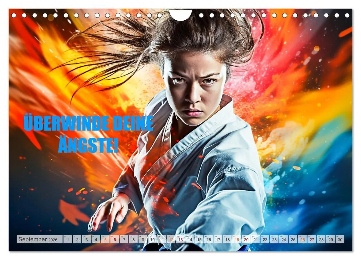 Bild: 9783457361382 | Judo und Motivation (Wandkalender 2026 DIN A4 quer), CALVENDO...