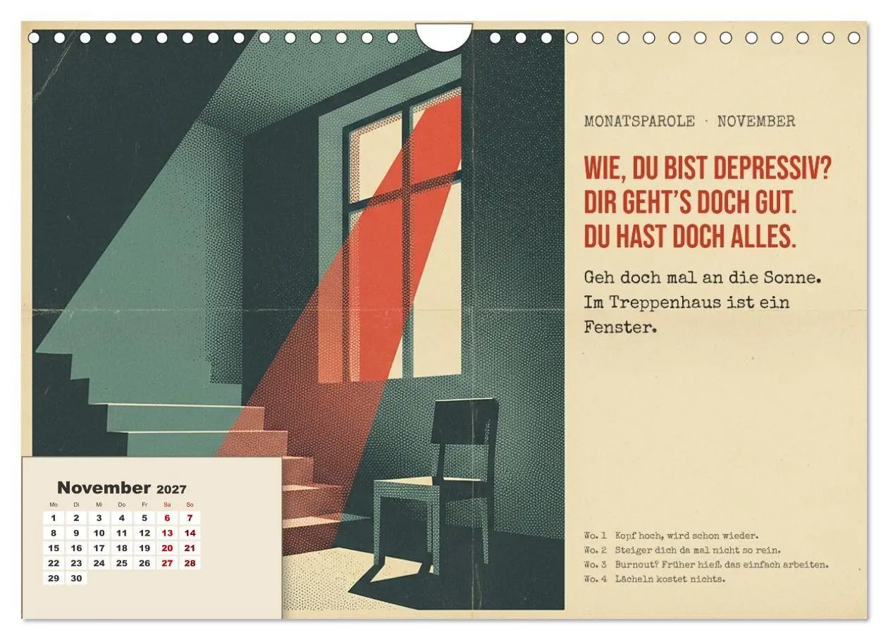 Bild: 9783594361382 | Aushalten. Durchhalten. Maul halten. (Wandkalender 2027 DIN A4...