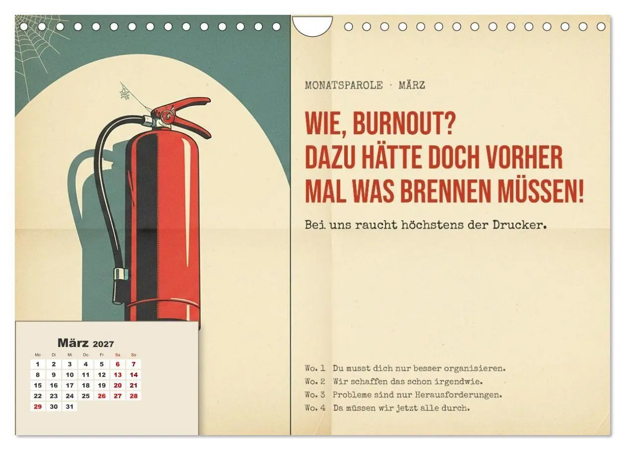 Bild: 9783594361382 | Aushalten. Durchhalten. Maul halten. (Wandkalender 2027 DIN A4...