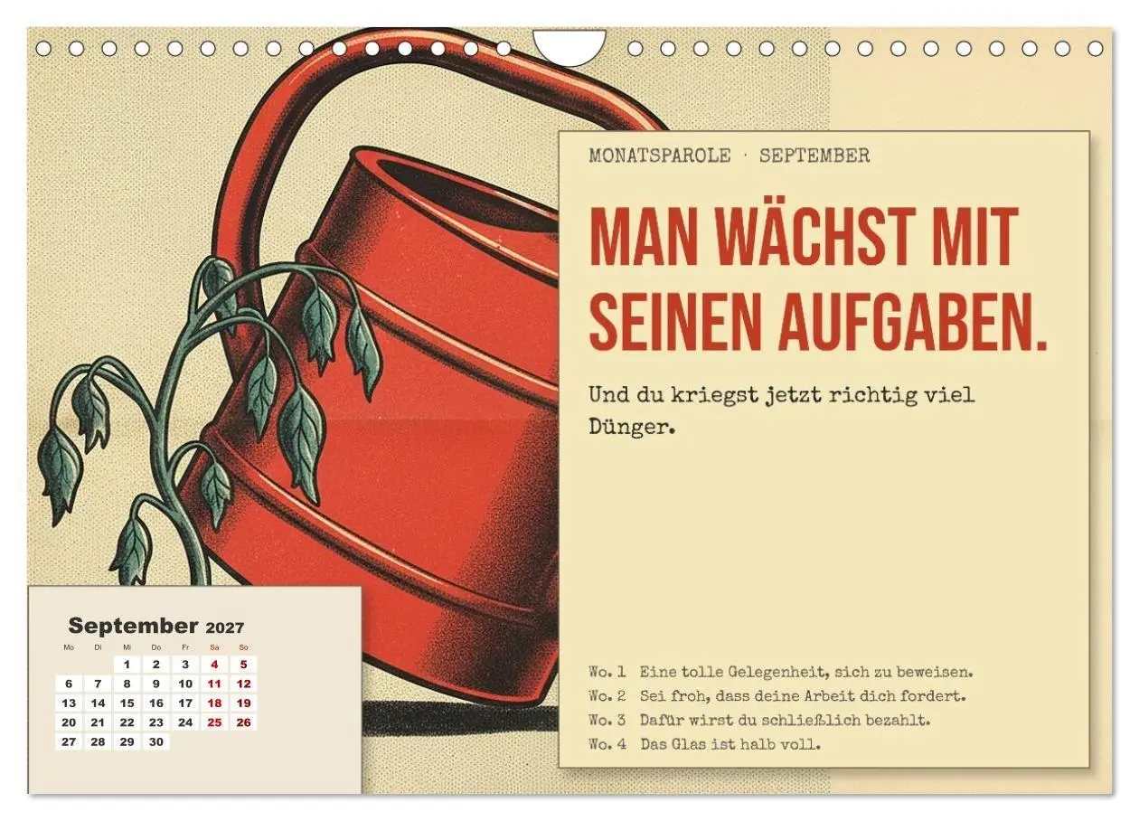 Bild: 9783594361382 | Aushalten. Durchhalten. Maul halten. (Wandkalender 2027 DIN A4...