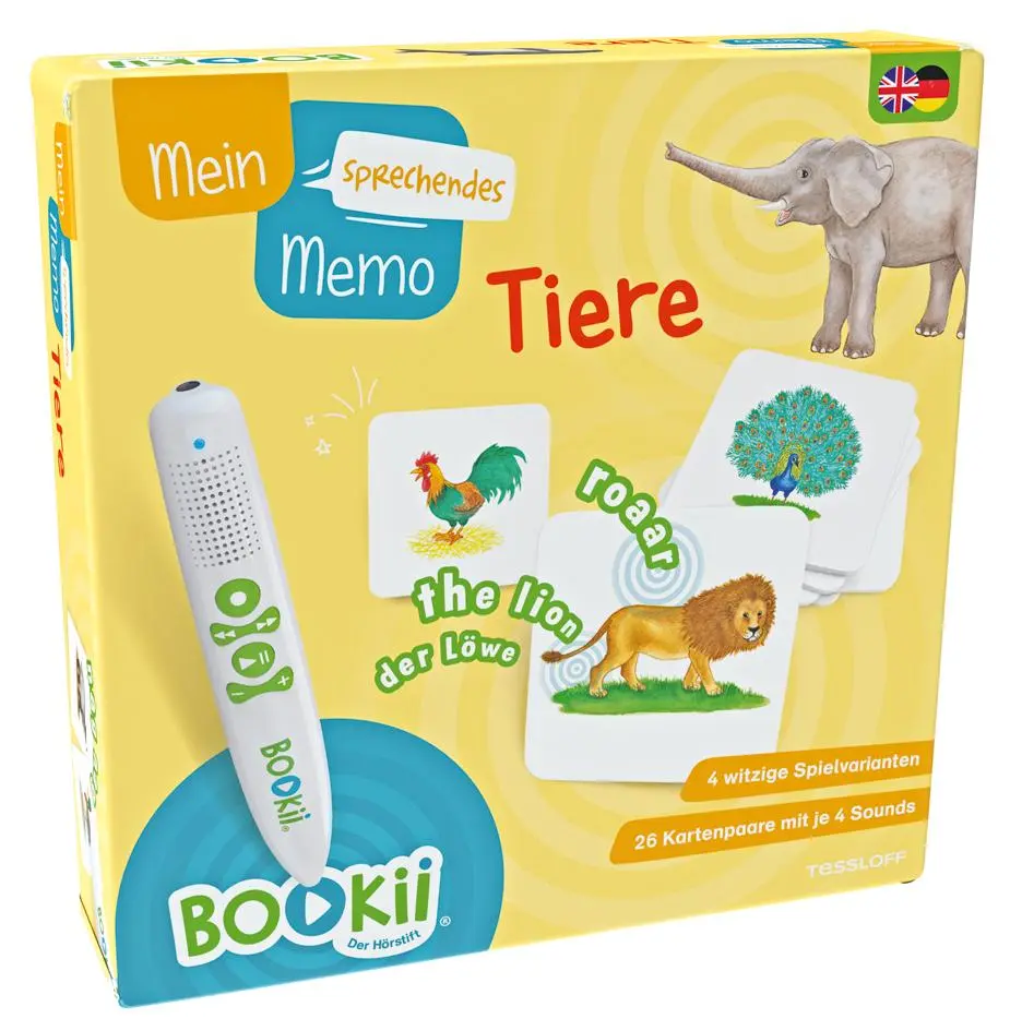 Cover: 9783788641382 | BOOKii® Mein sprechendes Memo Tiere | Irmtraut Teltau | Spiel | 2020