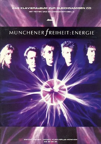 Cover: 9990050771382 | Münchener Freiheit: Energie Songbook Gesang und Klavier