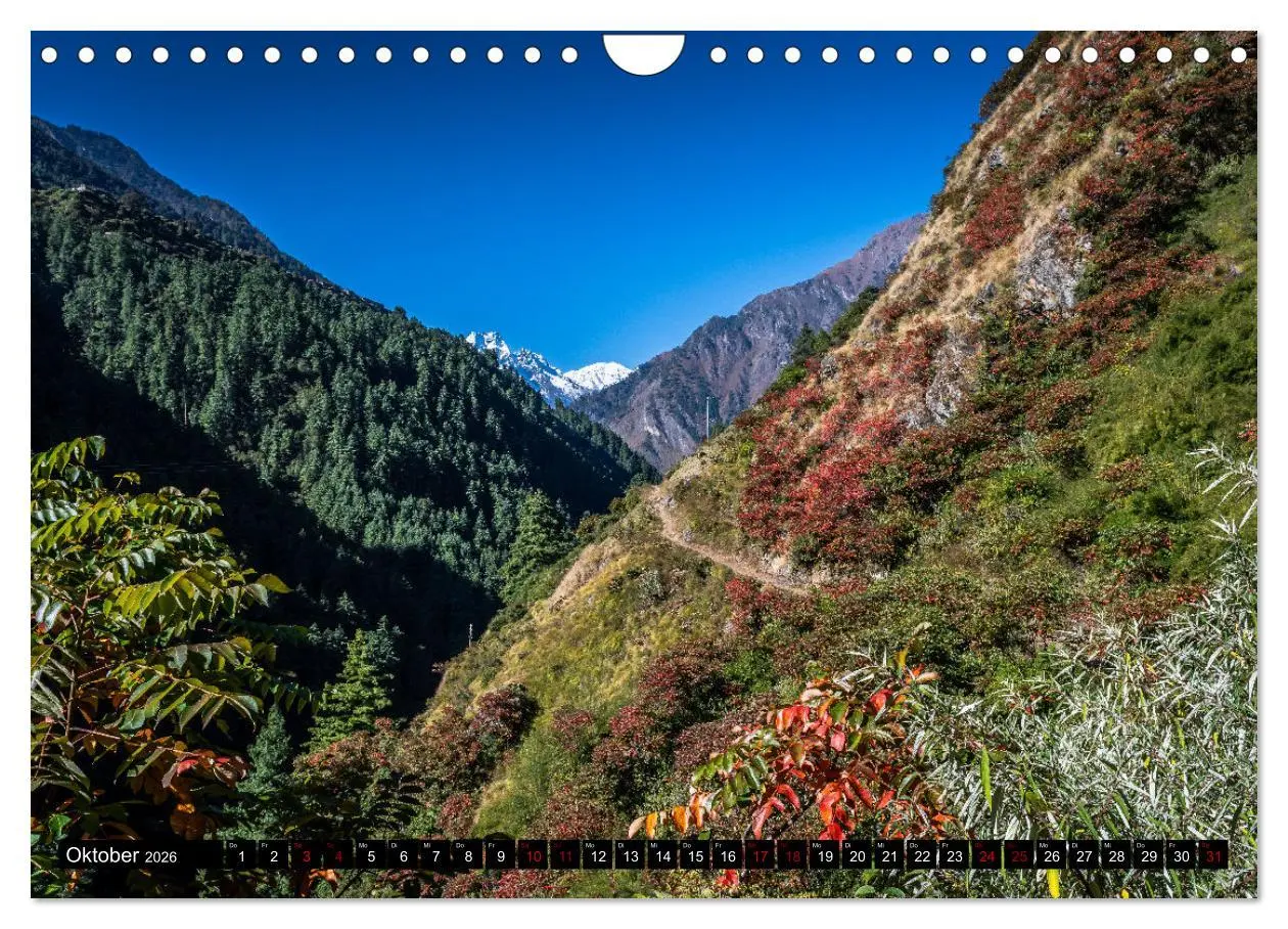 Bild: 9783457351482 | Nepal Tsum Valley - Tal des Glücks (Wandkalender 2026 DIN A4 quer),...