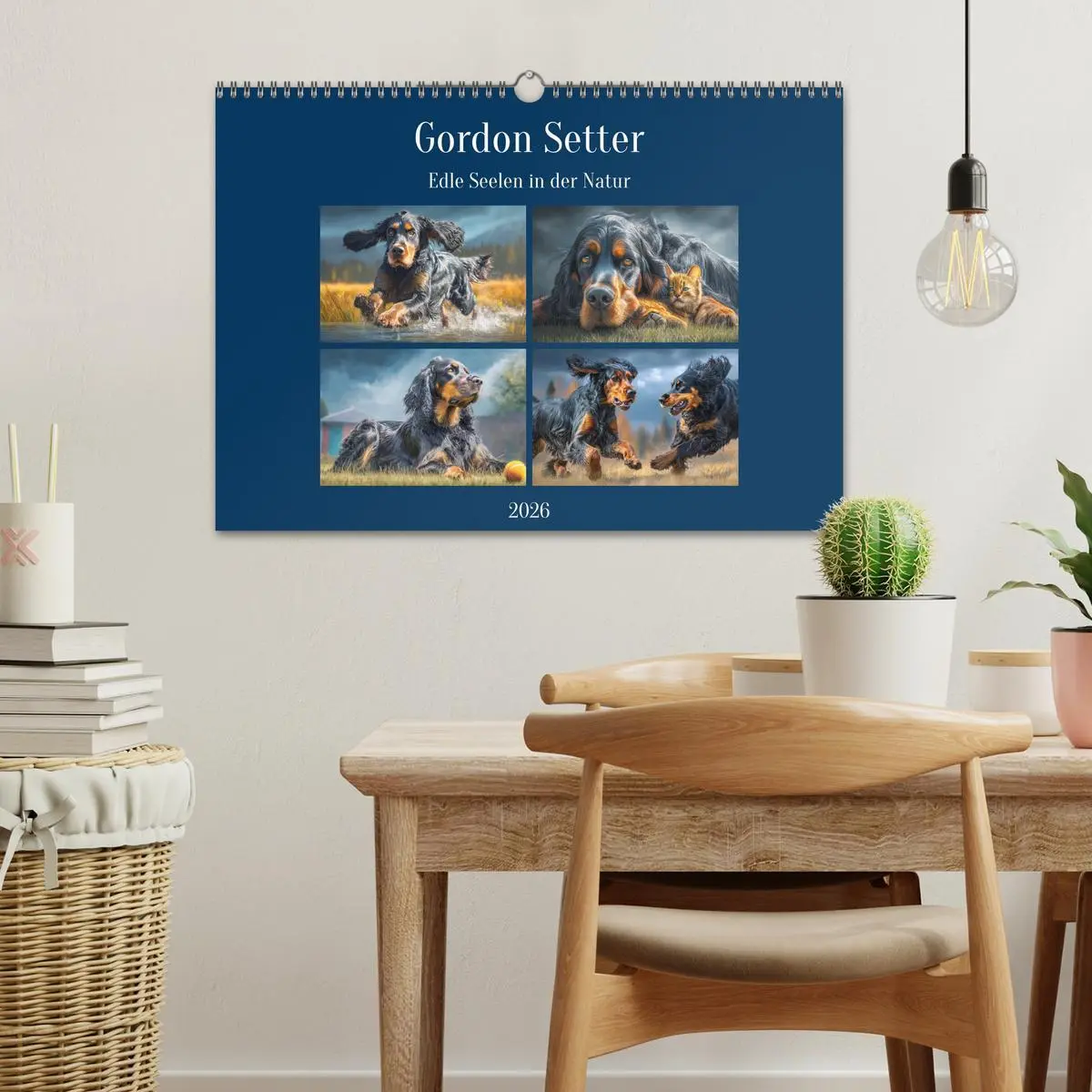 Bild: 9783457801482 | Gordon Setter. Edle Seelen in der Natur (Wandkalender 2026 DIN A3...