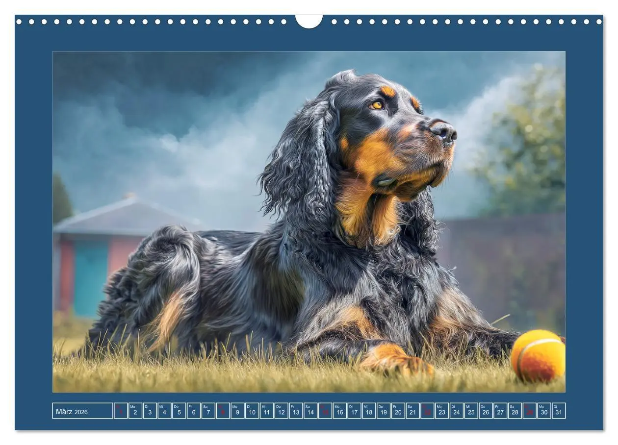Bild: 9783457801482 | Gordon Setter. Edle Seelen in der Natur (Wandkalender 2026 DIN A3...